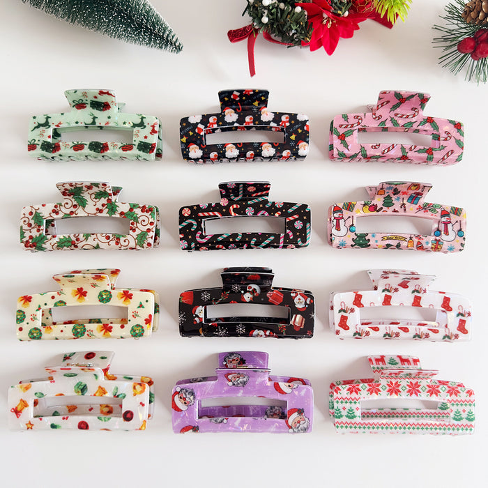 Wholesale Christmas series hair clip,  Christmas tree,  snowman,  bell,  holiday headwear