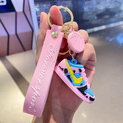 Wholesale Chic Slipper Keychain Metal Keyring Bag Charm MOQ≥2