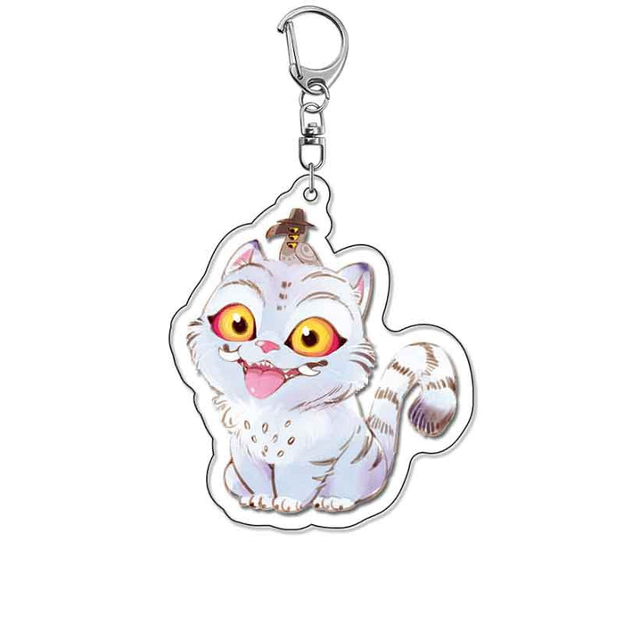 Wholesale Cute acrylic keychain romantic backpack charm