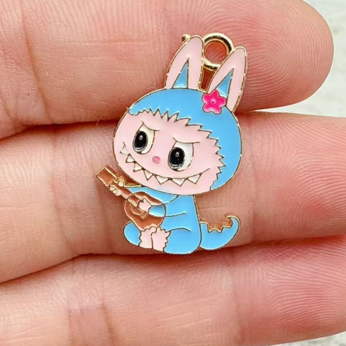 Wholesale 10pcs Little Rabbit Accessories: Earrings and Keychain Pendant