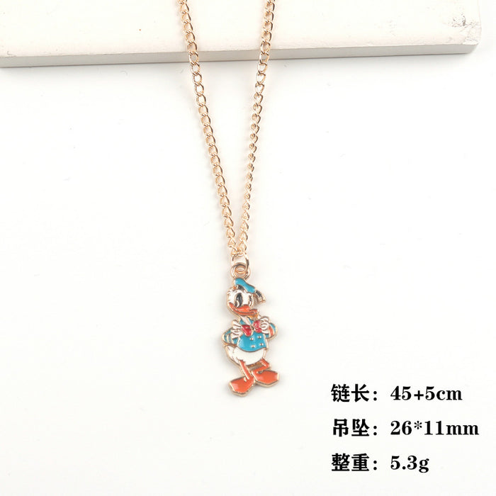 Wholesale Cartoon Alloy Pendant Necklace JDC-NE-FuYu013