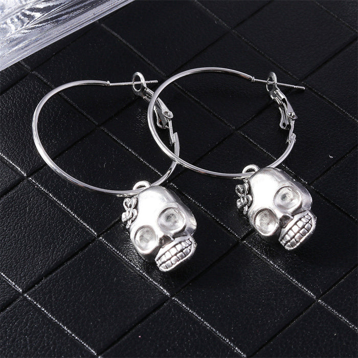 Wholesale Halloween Series Earrings Gothic Skull Spider Web Earrings for Women