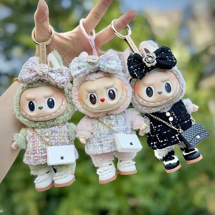 Wholesale mini doll clothes cute colorful camellia style