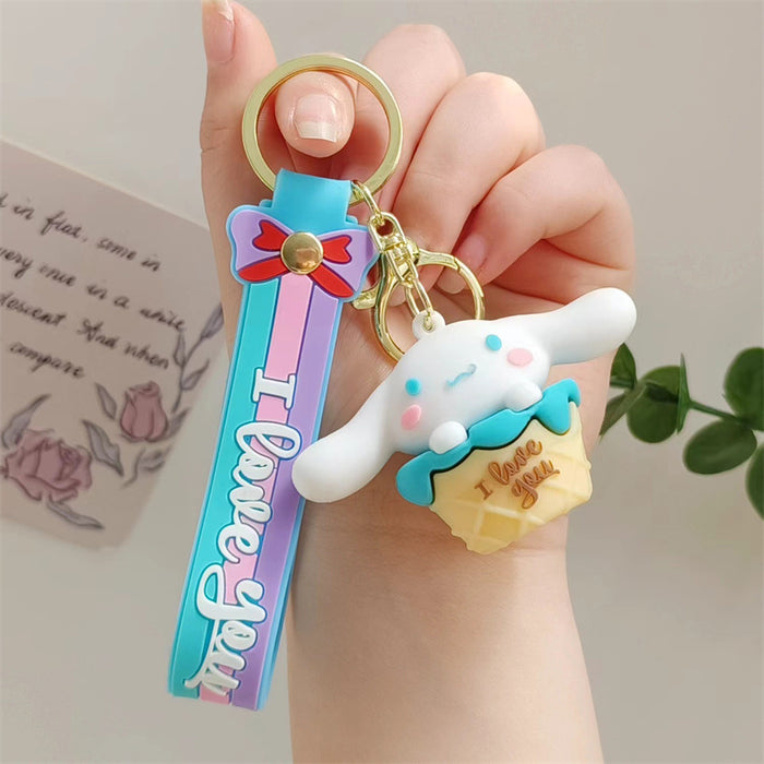 Wholesale Cartoon Silicone Doll Keychain JDC-KC-HaoXi012