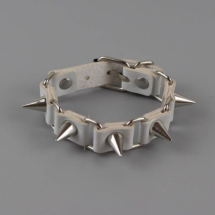 Wholesale Punk Rivet Dark High Beauty Value Leather Bracelet