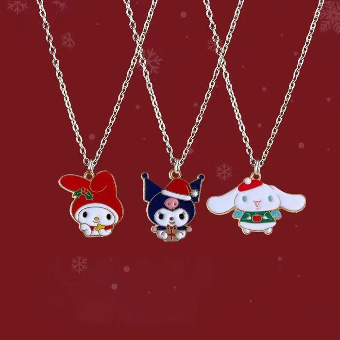 Wholesale Valentine's Day Gift Cute Cartoon Necklace Alloy Pendant JDC-NE-Mengd005