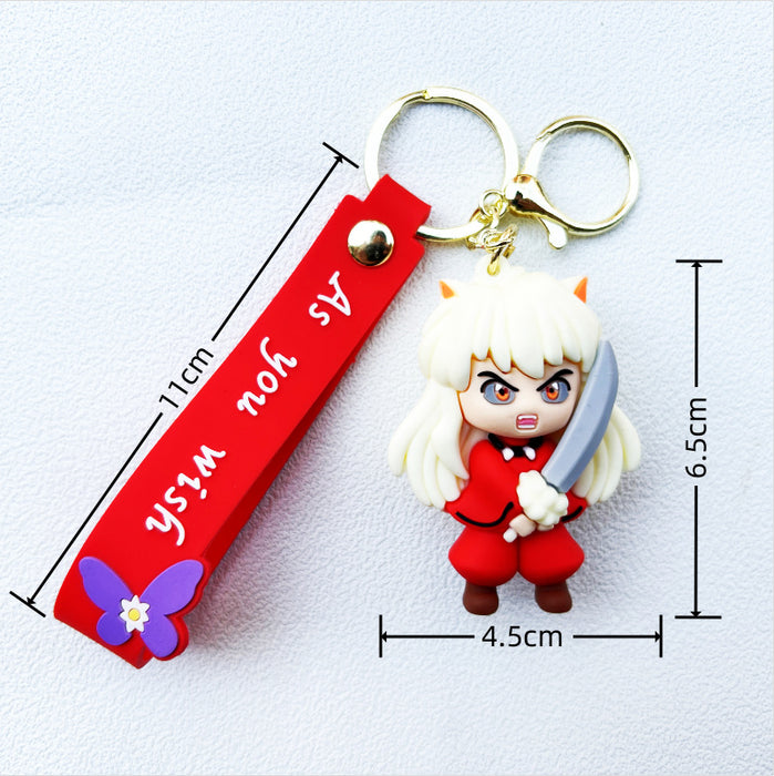 Wholesale PVC Cartoon Doll Keychain JDC-KC-WuYi153