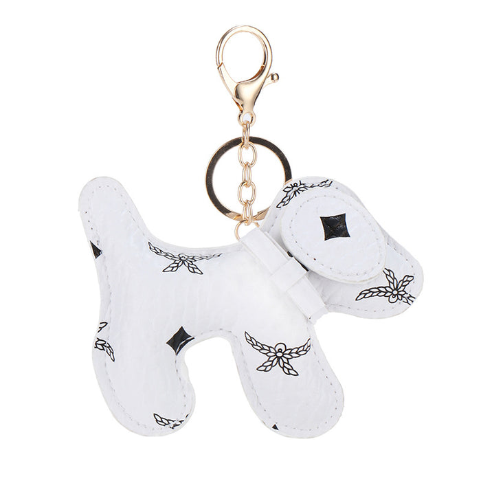 Wholesale Creative keychain leather pendant imitation leather keychain