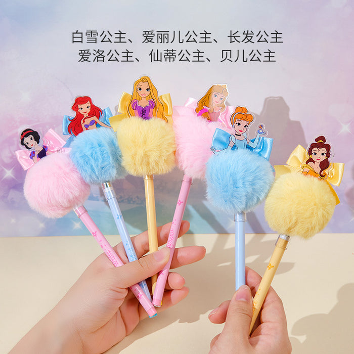 Wholesale Pom-Pom Ballpoint Pen - Creative Cartoon Design,  Gift for Kids