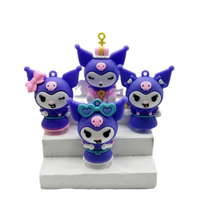 Wholesale Cartoon keychain exquisite small gift car keychain pendant