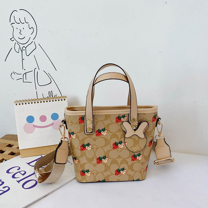 Wholesale PU Children's Bag Fashionable Parent-child Portable Shoulder Bag JDC-SD-KaNi005