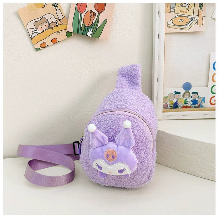 Wholesale Cute cartoon plush toy doll shoulder bags for kids