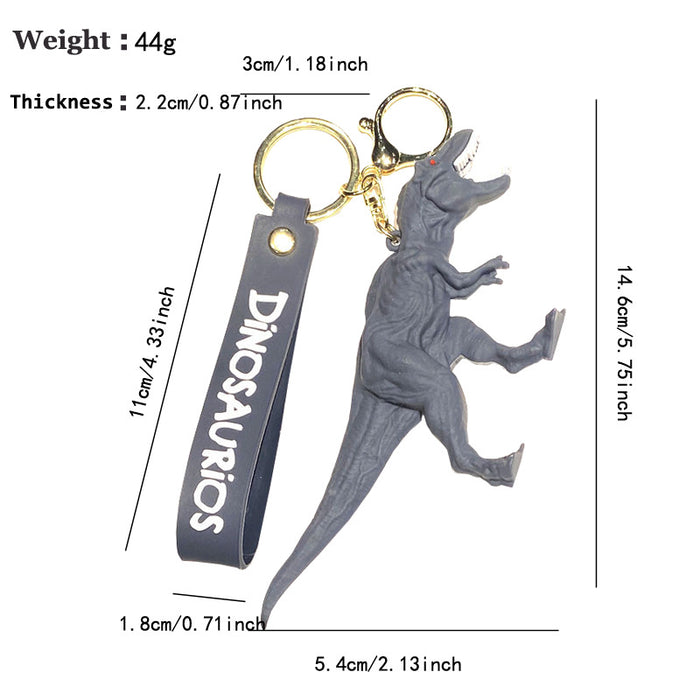 Wholesale Tyrannosaurus Rex Dinosaur  Keychain Creative Bag Car Key Pendant Couple Activities Small Gift