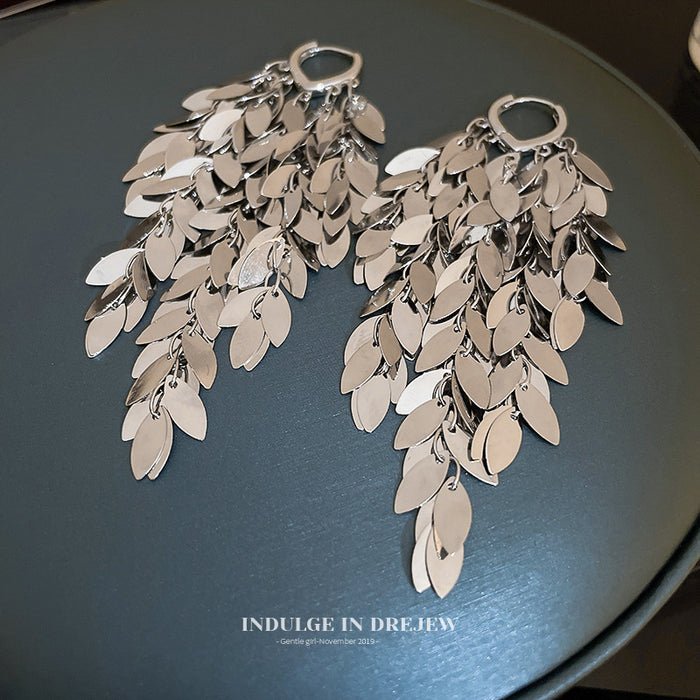 Wholesale Tassel Wheat Ear Statement Earrings for Women