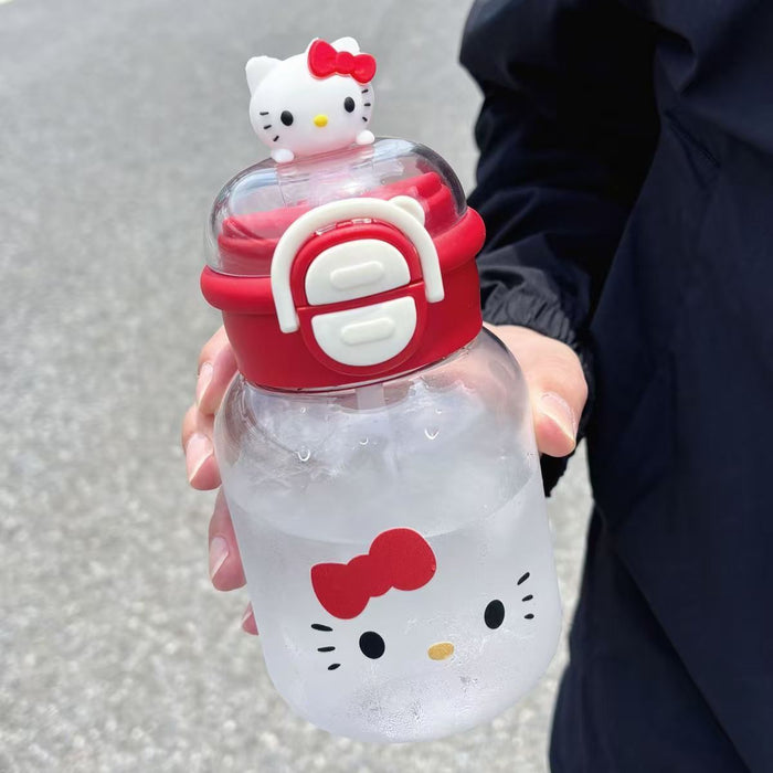 Wholesale Fashion Cute Double Spout Plastic Cup Portable Dorm Drinkware For Girls