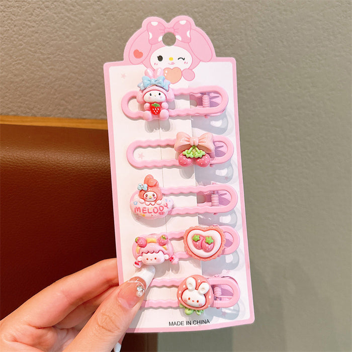 Wholesale Cartoon Hairpins Little Girls Hair Accessories Cute JDC-HC-DF010