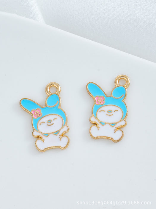 Wholesale 10 PCS DIY Cartoon Alloy Oil-Drip Pendant