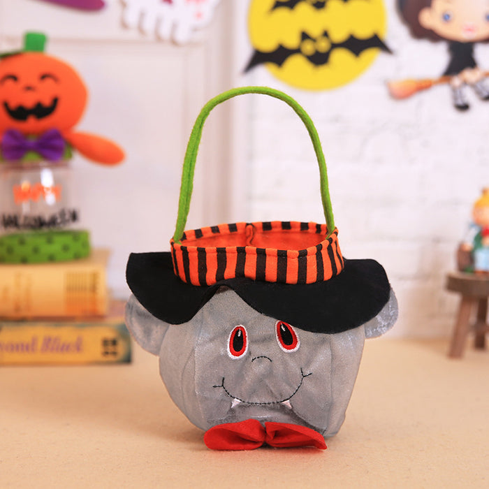 Wholesale  Decorations Witch Pumpkin Tote Bag Children Holiday Candy Bag party Dress Up Props Bag
