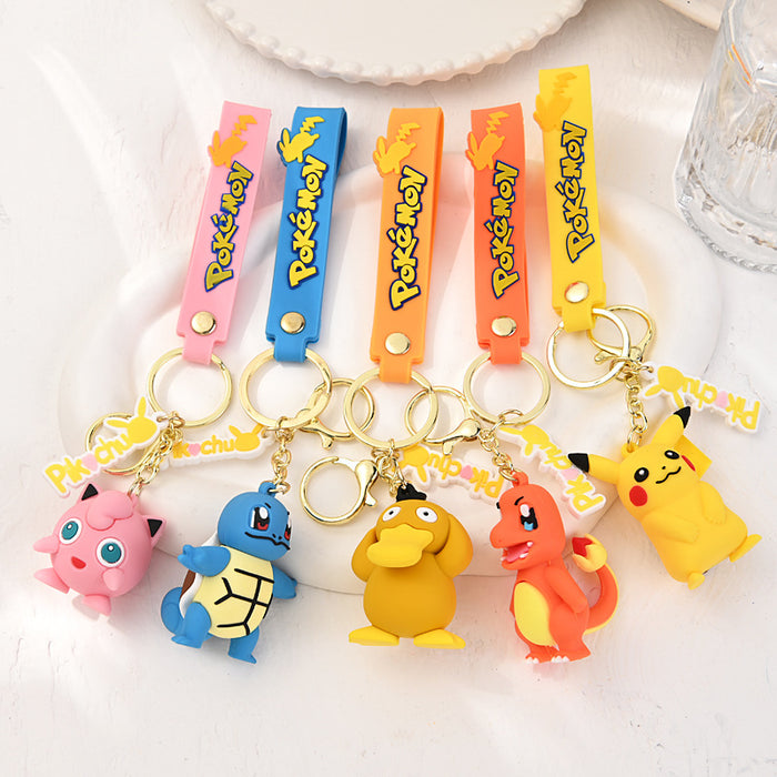 Wholesale Keychain pendant cartoon figurine student backpack decoration anime peripheral