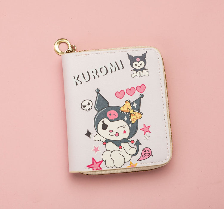 Wholesale Cartoon Anime Cute Short Zipper Wallet Wallet Wallet Wallet Card Bag Zero Wallet