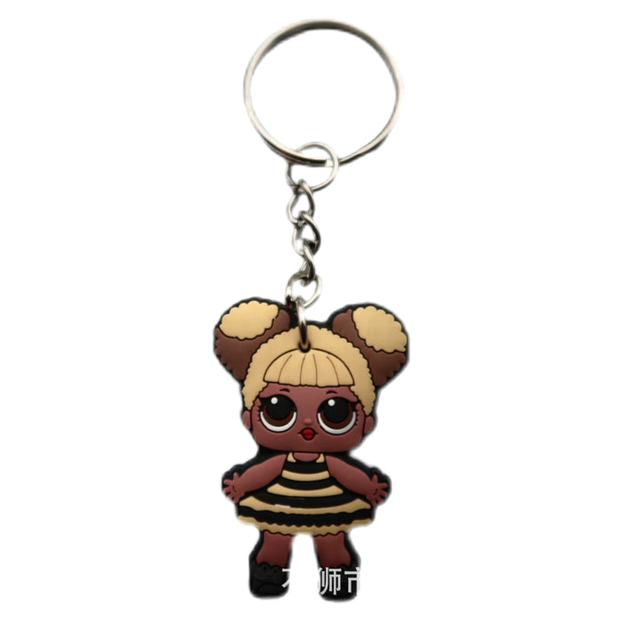 Wholesale 10 pcs Cute Girl Series Key Chain Pendants