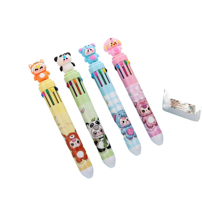 Wholesale Little doll ten-color ballpoint pen