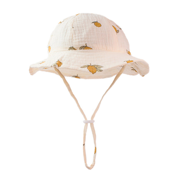 Wholesale Children's Cotton Bucket Hat Breathable Bucket Hat JDC-FH-ZB005