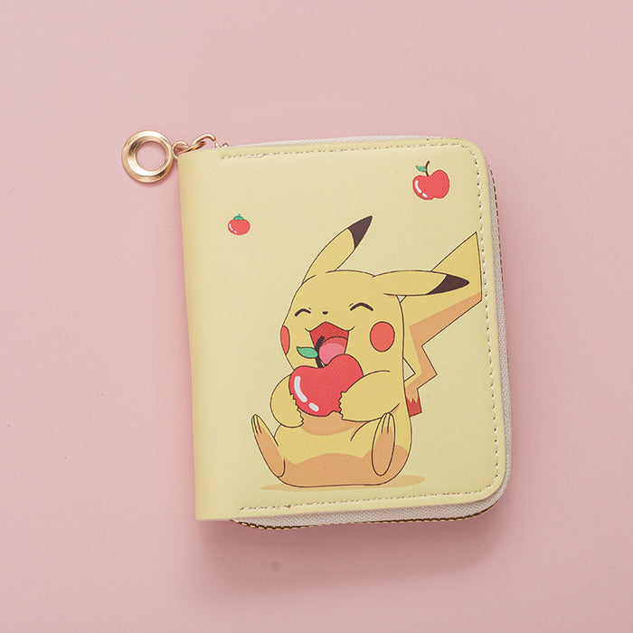 Wholesale Cartoon Anime Short Zipper Wallet JDC-WT-QT020