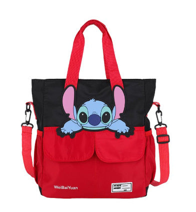 Wholesale Cartoon tote bag, large capacity single shoulder crossbody bag