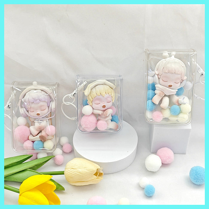 Wholesale Simple Blind Box Walking Baby Bag Acrylic  Transparent PVC Baby Bag
