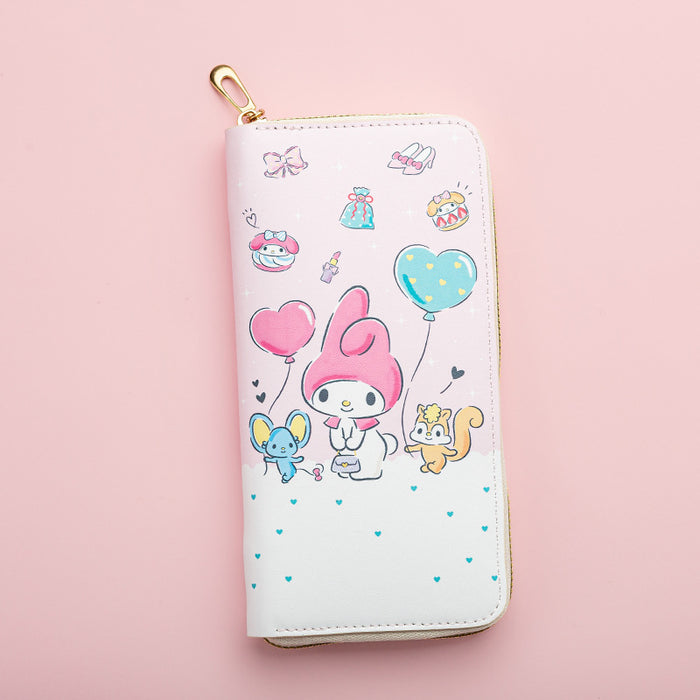 Wholesale Cute cartoon print long zippered Wallet