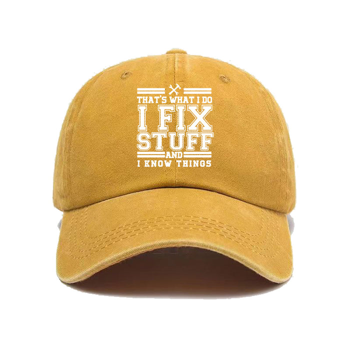 Wholesale Letter printed washed baseball cap, outdoor sun shading retro duckbill cap