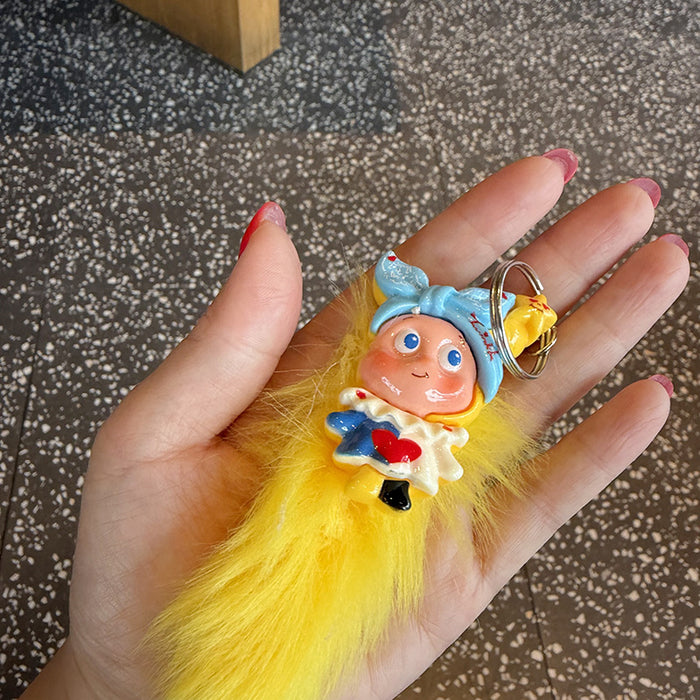 Wholesale Cute cartoon plush ornaments Keychains