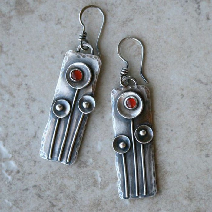 Wholesale Geometric Spiral Statement Earrings