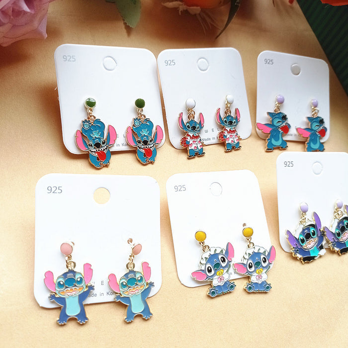 Wholesale Cute Alloy Cartoon Earrings JDC-ES-Xiaox013