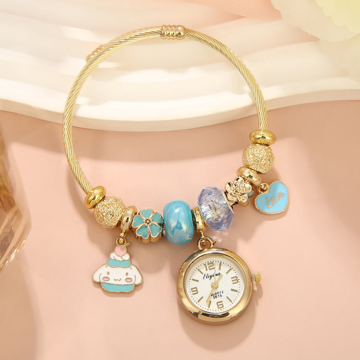 Wholesale Alloy Cartoon Pendant Watch Bracelet MOQ≥2