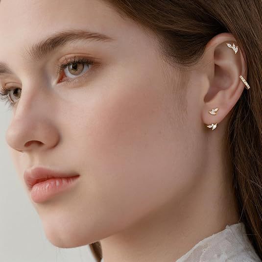 Wholesale Personalized, creative, irregular shaped earrings, high-end earrings set