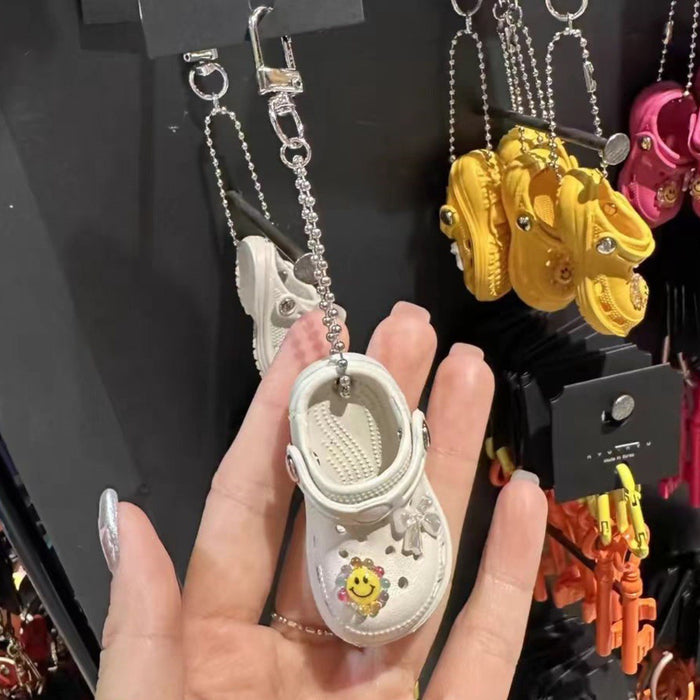 Wholesale pendant bag small accessories pendant niche cute hole shoes keychain pendant