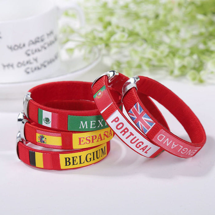 Wholesale World Cup Themed Bracelet Fan Souvenir Cheering Gift