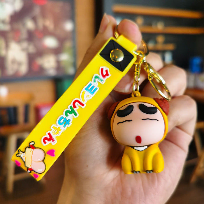 Wholesale Cartoon Doll Silicone Keychain JDC-KC-Tingm271