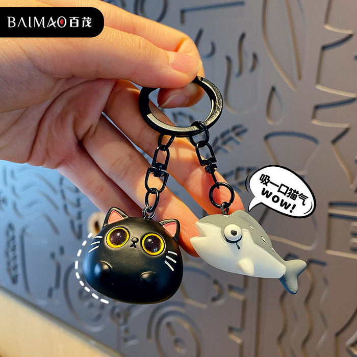 Wholesale Original Couple Keychain Cute and Exquisite Resin Doll Keychain Pendant Gift