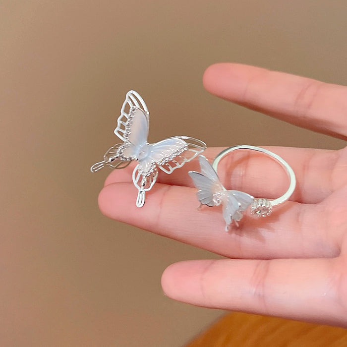 Wholesale Butterfly ring,  open index finger ring