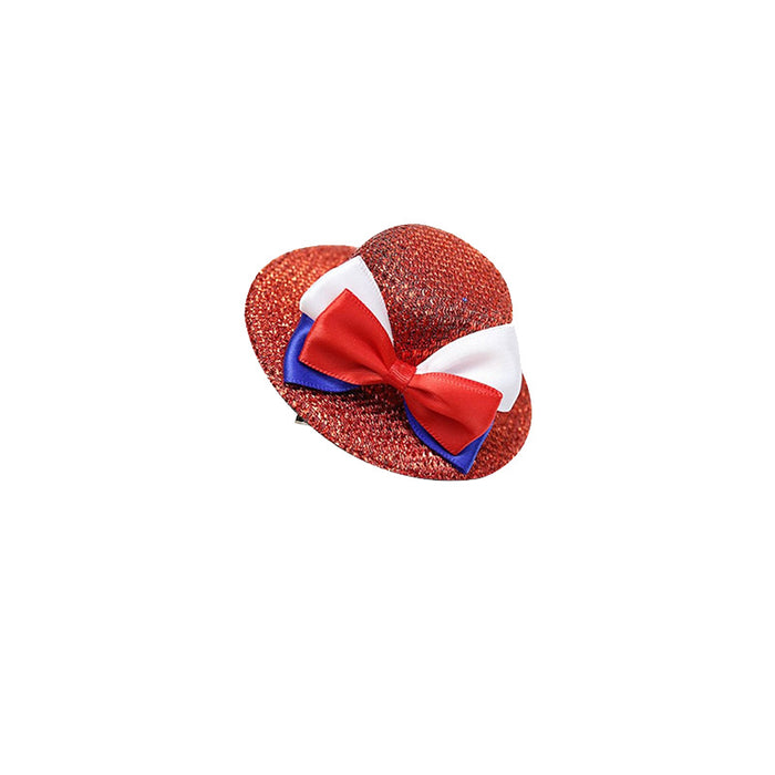 Wholesale Hair clip, children's headwear, hair clip, National Day hat, suitable for party and holiday hair accessories