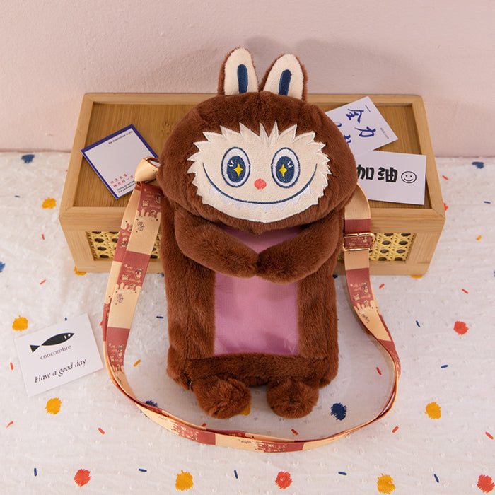 Wholesale Cartoon  Children' s Plush Toy Backpack Cute Cartoon Doll Backpack