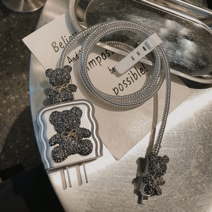 Wholesale 5pcs/ set Charger protective case silicone