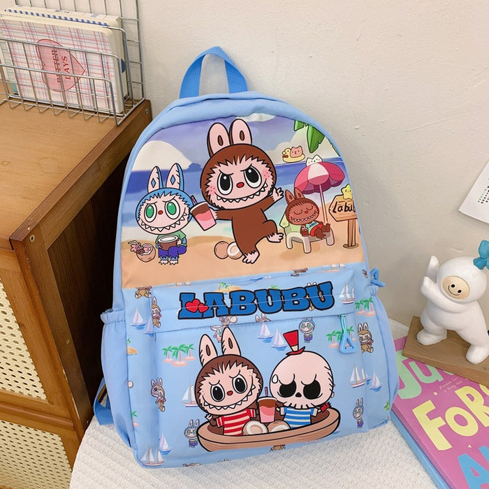 Wholesale School Bag Large Capacity Nylon Cartoon Backpack Lightweight Large Size Primary School Backpack