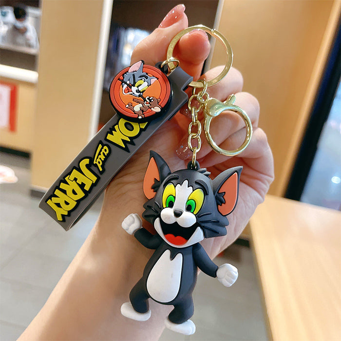 Wholesale Cartoon Silicone Keychain JDC-KC-MZL014