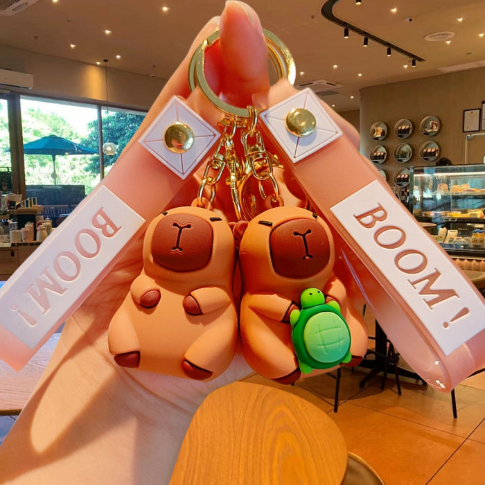 Wholesale doll keychain couple cute bag pendant car key chain