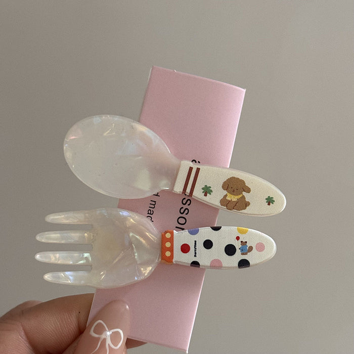 Wholesale 2-piece/set juice series hairpin clip seamless hairpin hair accessories glitter bangs clip