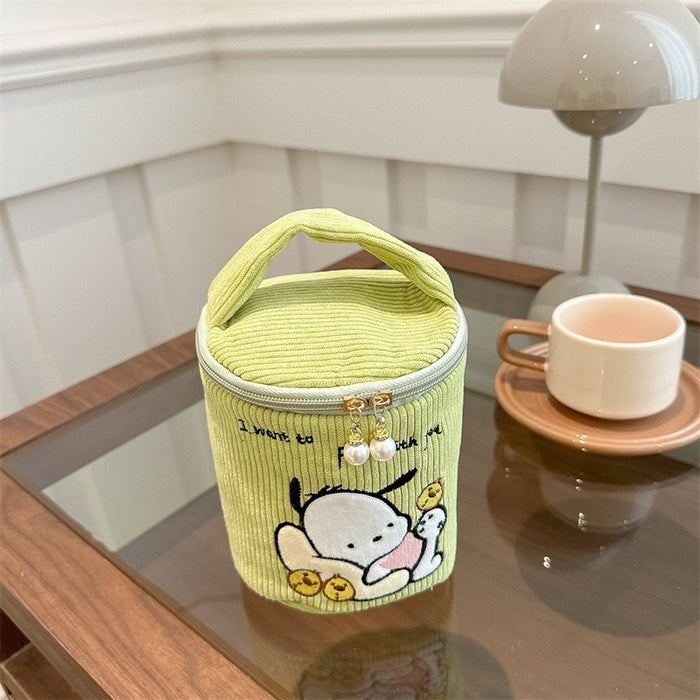 Wholesale Cute plush  bucket bag cartoon girl portable small bag
